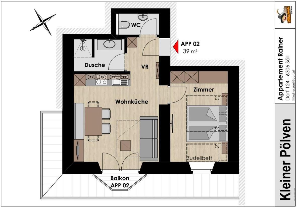 Apartment Rainer - Mittendrin Söll Exterior foto