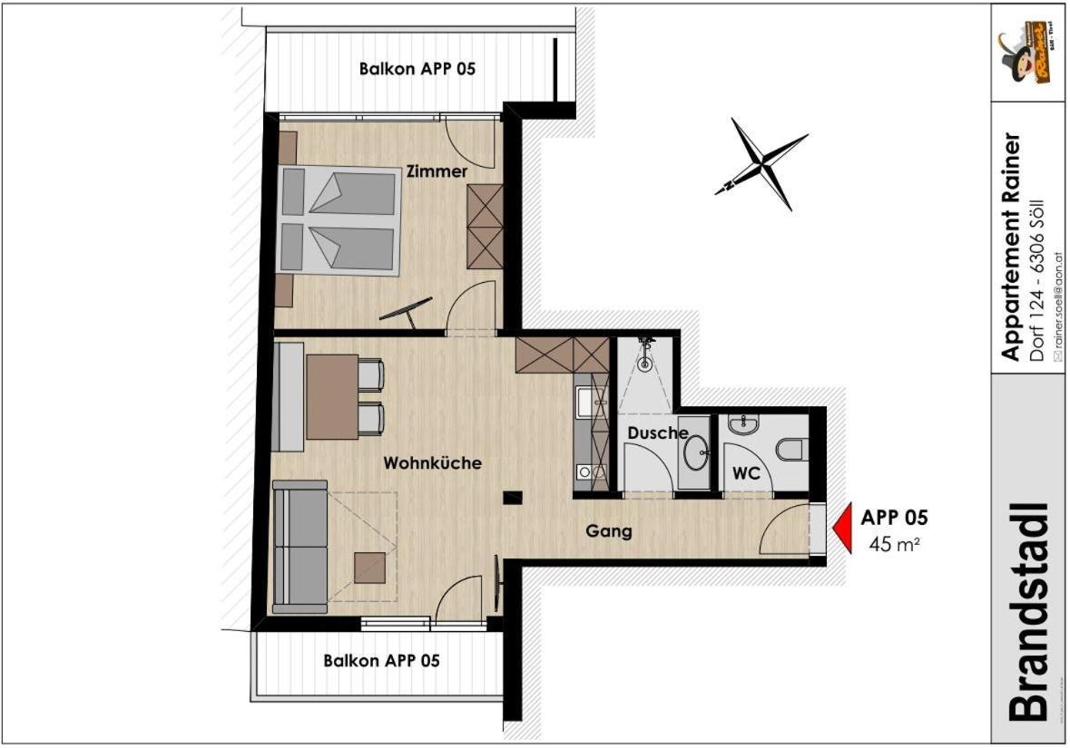 Apartment Rainer - Mittendrin Söll Exterior foto